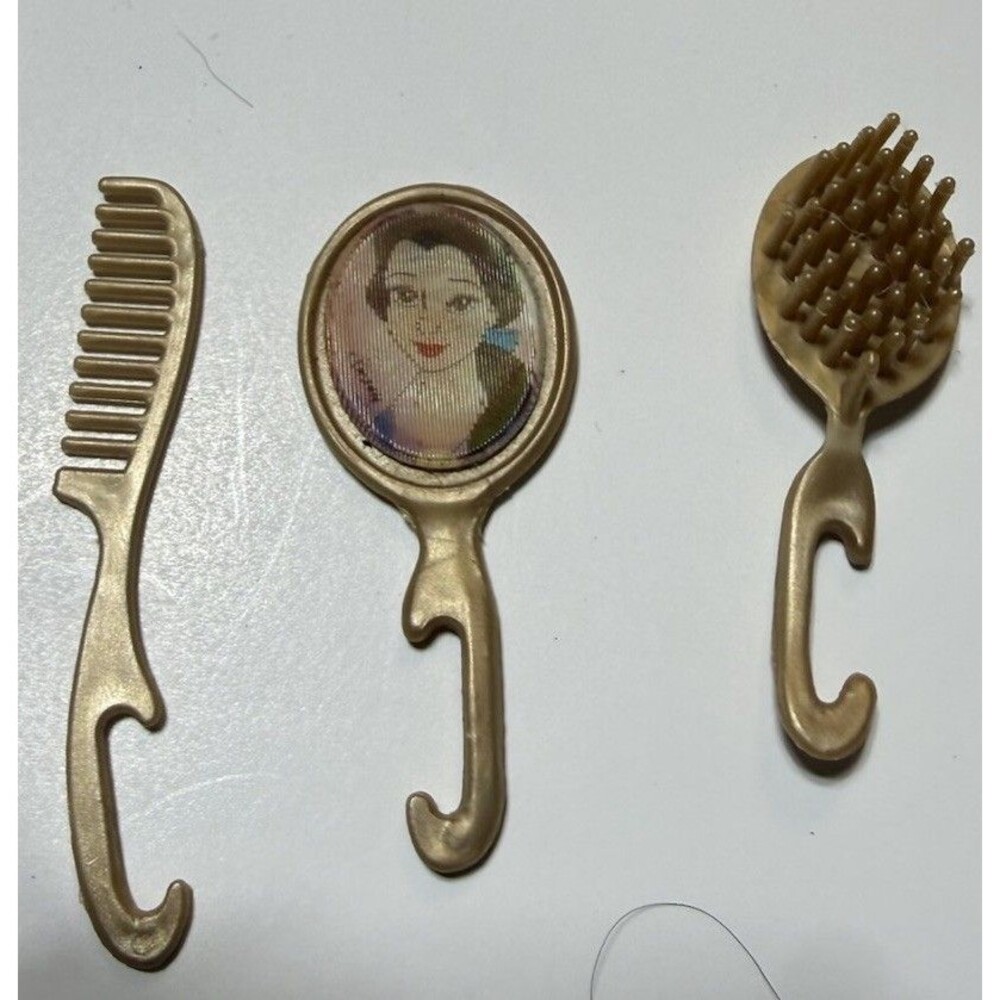 Vintage Disney Beauty and the Beast Doll Magic Mirror Set Replacement Parts